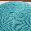 ARTPLAN Round Pouf Ottoman Home knit Floor Foot Pouf Woven Stool For Living Room, Lounge and Bedroom - 4 of 4