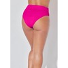 Swimsuits for All Women's Plus Size High Waist Cheeky Shirred Brief - 3 of 4