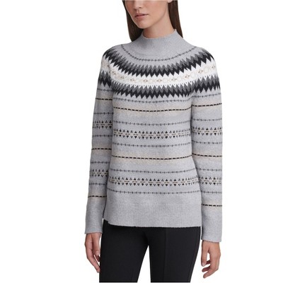 Calvin Klein Womens Mock-Neck Pullover Sweater
