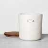 Stoneware Sugar Canister with Wood Lid - Hearth & Hand™ with Magnolia - image 2 of 4