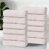 Zero Twist Waffle Textured Cotton Medium Weight Towel Set by Blue Nile Mills - 2 of 4