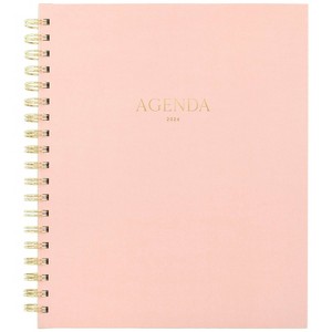 Sugar Paper Essentials 2026 10.25"x8.813" Large Hardcover Pink Badge - 1 of 4
