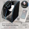 SereneLife Portable Infrared Sauna – Compact, Detoxifying, Energy-Efficient, with Heating Pad – Black - 3 of 4