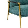 Kumasinova 27.56" Modern Accent Chair with Soft Cushions,Plush Arm Chair with Metal Frame,Comfy Reading Chair for Living Room & Bedroom - 3 of 4