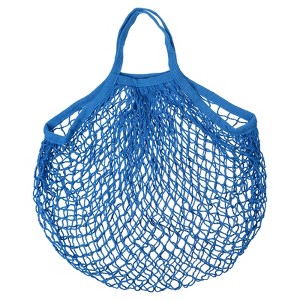 Unique Bargains Cotton Mesh Reusable Washable Grocery Bags 1 Pcs 15x13.8" - 1 of 4