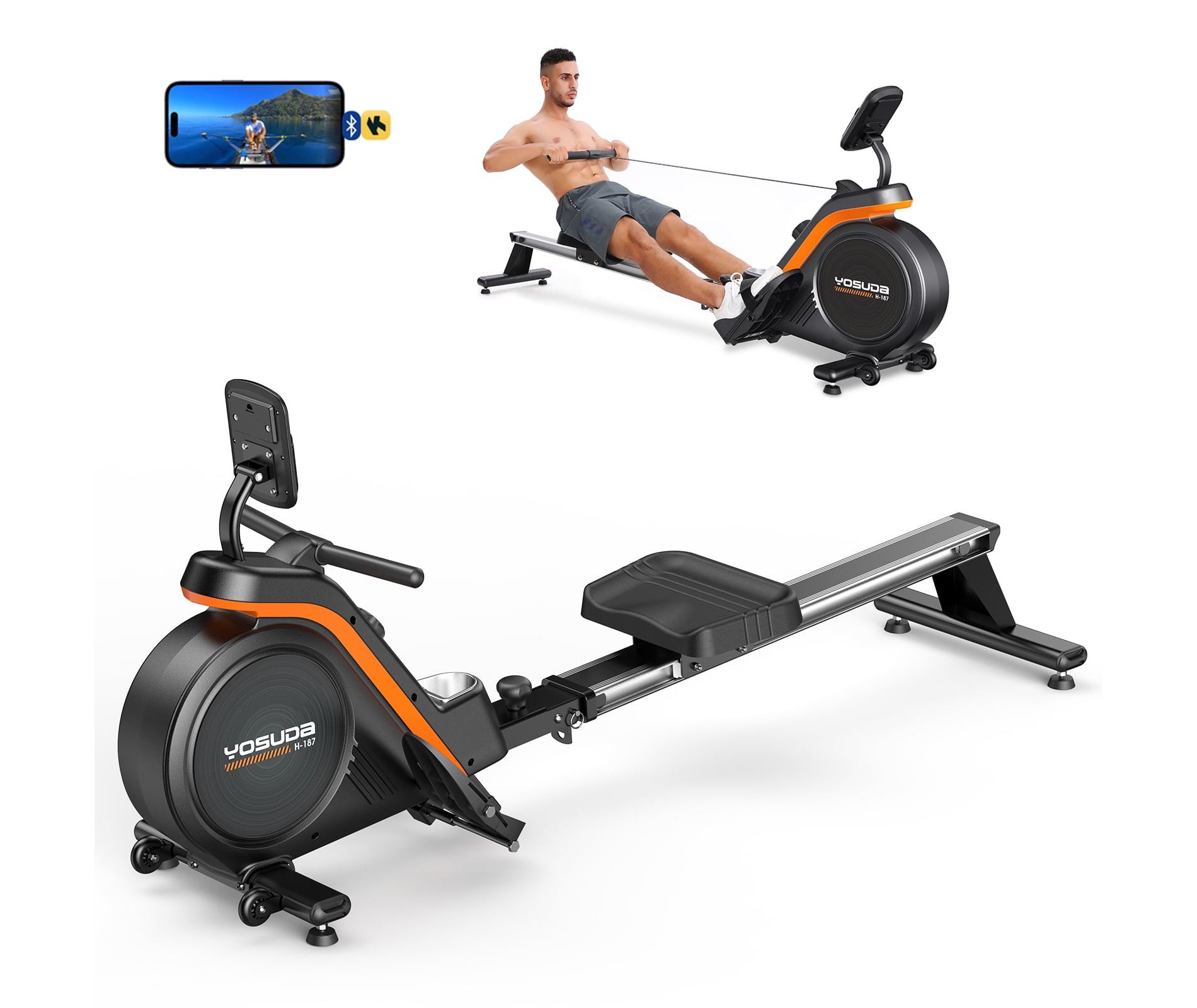 YOSUDA Magnetic Rowing Machine 350 LB Weight Capacity