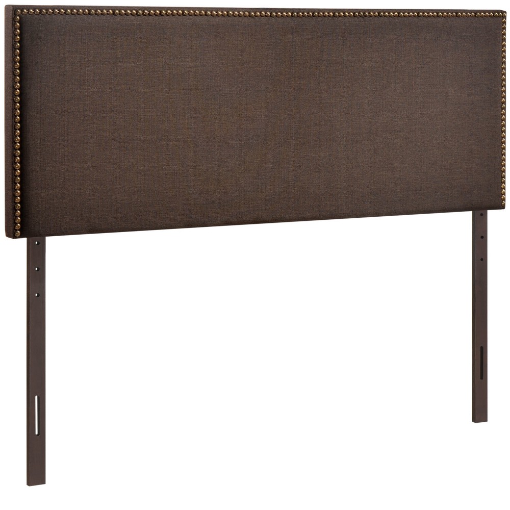 Region Queen Nailhead Upholstered Headboard