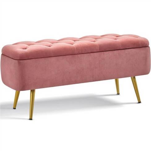 Pink ottoman hot sale target