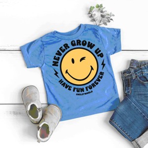 The Juniper Shop SmileyWorld Never Grow Up Toddler Short Sleeve Tee - 1 of 4