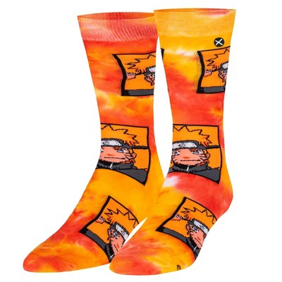 Odd Sox, Naruto Tie Dye, Funny Novelty Socks, Large