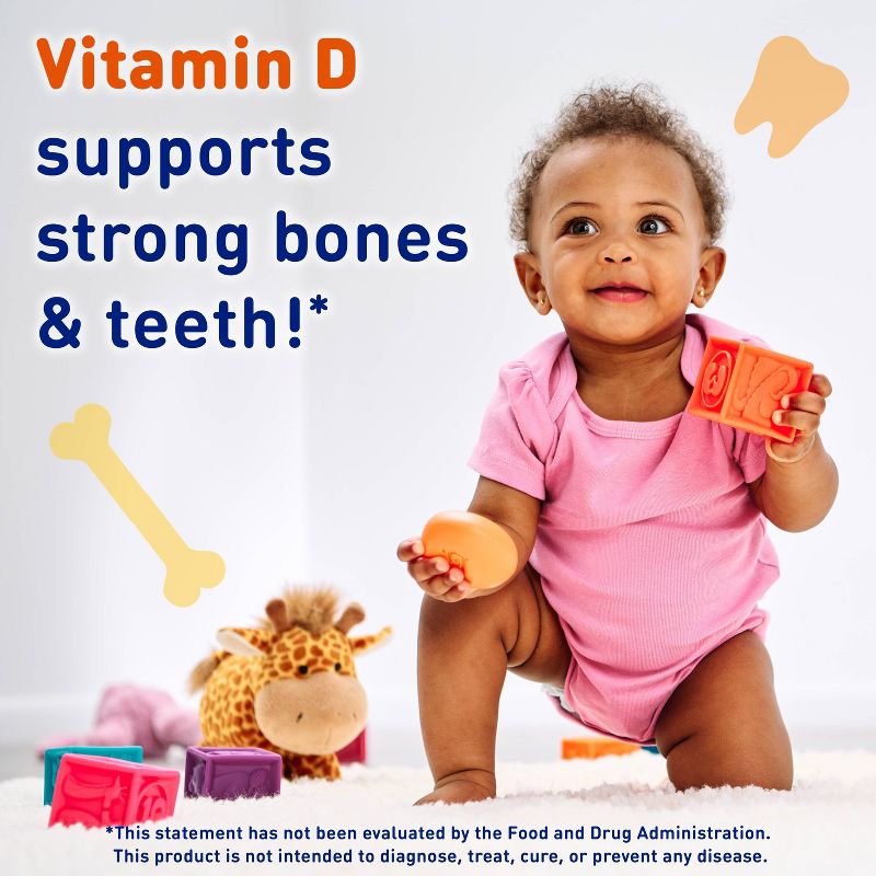Enfamil D-Vi-Sol Infant Vitamin D Dietary Supplement Liquid Drops - 1.69oz, 3 of 12