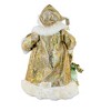 Karen Didion 17.25 In Sage Elegance Santa Lighted Ornate Santa Bag  Faux Fur Santa Figurines - 2 of 3