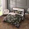 Bebejan Jasmine Flowers 100% Cotton 5-Piece Reversible Comforter Set - 4 of 4