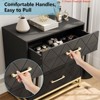 3-Drawer Dresser for Bedroom & Closet Slim Tall Chest w/ Soft-Close Glides, Anti-Tip Kit | 28.7" H Space Saving Storage Organizer - 3 of 4