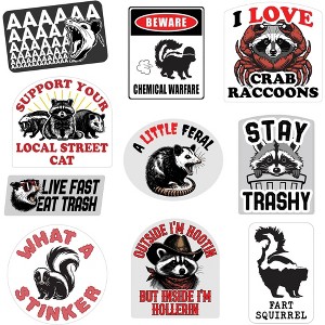 Trash Animals Sticker Extra Large Stickers for Adults Funny Adhesives with Memes - Crazy Dog - 1 of 4