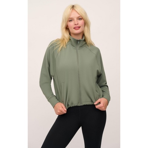 Yogalicious Womens Polarlux Fleece Lined Long Sleeve Half Zip Top