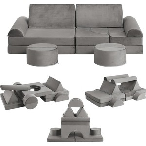 Acekool 15-Piece Modular Kids Play Sofa, Creative Floor Couch for Boys & Girls, Imagination Sofa for Playroom - 1 of 4