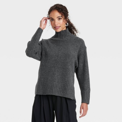 Charcoal sweater womens best sale