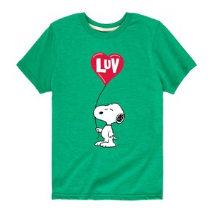 Boys' - Peanuts - Snoopy Luv Short Sleeve Graphic T-Shirt - 1 of 4