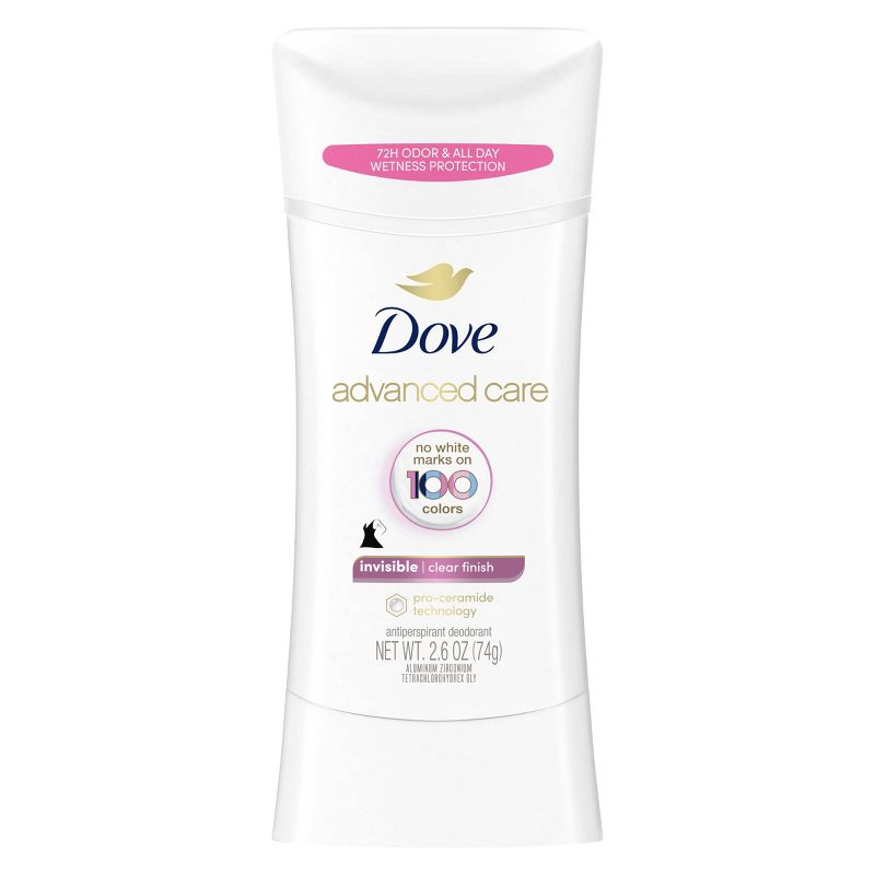 Dove Beauty Advanced Care Clear Finish 48-Hour Women&#39;s Antiperspirant &#38; Deodorant Stick - 2.6oz, 3 of 11