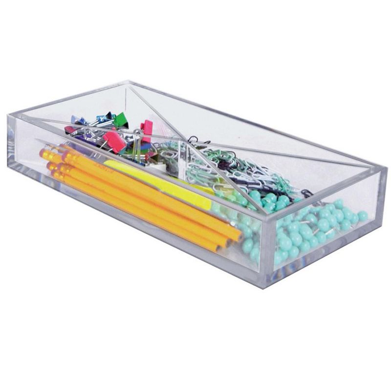 Azar Displays Large Tray Four Compartment Desk Organizer, 2 of 5