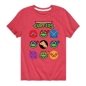 Boys' - Teenage Mutant Ninja Turtles - Turtles Grid Short Sleeve Graphic T-Shirt - 1 of 4