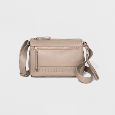 light beige handbag