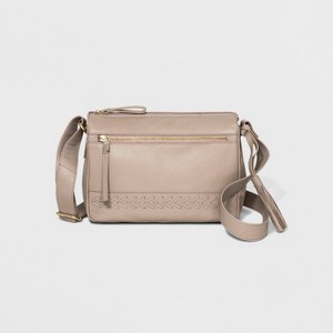 Great American Leather Hobo Handbag - Light Beige, Women