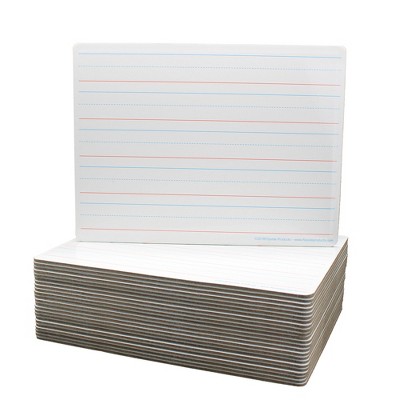 Flipside Products Two-sided Magnetic Dry Erase Board, 9" X 12", Ruled ...