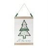 Christmas Banner Set Wood MDF 16 Inch Wall Hanging by Melrose - 2 of 3