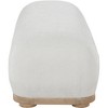 Meridian Furniture,Calum Chenille Fabric Bench - 4 of 4