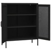 VidaXL Storage Cabinet Black 31.5"x13.8"x40" Steel - 4 of 4