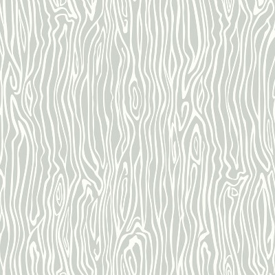 RoomMates Wood Grain Peel & Stick Wallpaper Gray