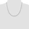 Black Bow Jewelry 4mm Sterling Silver, Solid Beaded Chain Necklace - 2 of 4