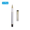 Unique Bargains Business Office Metal Smooth Writing Black Ink Ballpoint Pens 3 Pcs - 3 of 4