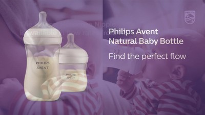 Philips Avent 3pk Natural Baby Bottle With Natural Response Nipple