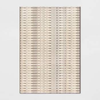 Beachside Grid Outdoor Rug Naturals – Threshold™ designed with Studio McGee