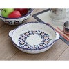 Blue Rose Polish Pottery Z148 Manufaktura Pie Plate With Handles - 2 of 2