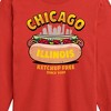 Boys' - Instant Message - Chicago Hot Dog Skyline Long Sleeve Graphic T-Shirt - 2 of 4