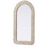Elegant Lighting Arch Cornhusk Mirror 24x42 in Linen White - 4 of 4