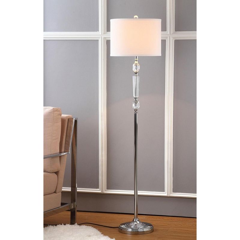 Fairmont Floor Lamp - Clear/Chrome - Safavieh, 4 of 6