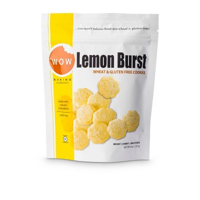 WOW Baking Company Wow Lemon Burst Wheat & Gluten Free Cookies - 8oz