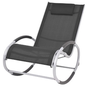 CLIHOME Modern Rocking Chair for Indoor Outdoor Use,All-Weather Ergonomic Rocker Chair Lightweight and Portable - 1 of 4