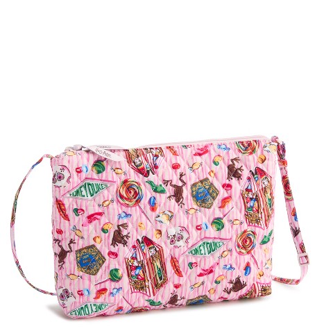 Vera Bradley Women's Outlet Harry Potter Cotton Large Hipster Crossbody Bag Honeydukes