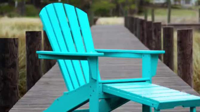POLYWOOD South Beach Patio Adirondack Chair - Black, 2 of 5, play video