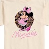 Men's - Disney - Minnie Mouse Leopard Print Logo Short Sleeve Graphic T-Shirt - 2 of 4