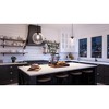 Urban Ambiance Luxury Minimalist Pendant 12.5''H x 12''W,  Midnight Black Finish,  Canton Collection, UHP4018 - 2 of 4