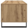 Clihome 35.4" Artisan Oak Table,Storage Coffee Table with Spacious Drawer,Minimalist Design for Living Room - 4 of 4
