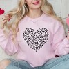 Simply Sage Market Women's Graphic Sweatshirt Valentine Leopard Heart - 2 of 4