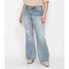 Women's Tummy Control Destroy Flare Jean - Judy Blue - 4 of 4